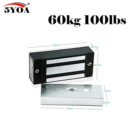 Magnetic Lock Electronic Door Lock Electric Gate Opener Suction Holding Force El