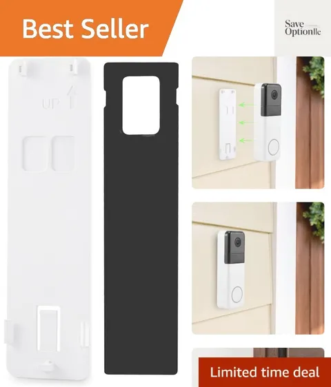 for Wyze Wireless Video Doorbell Pro Back Plate No Drill Replacement Part wit...