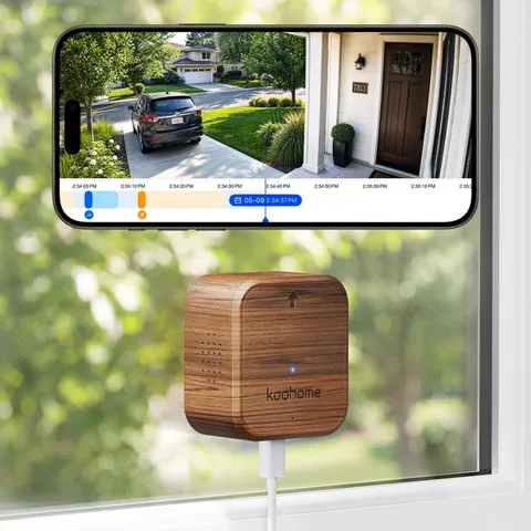 5MP 3K Window Security Camera for Home, No Subscription | Magnetic Mount, Full-C