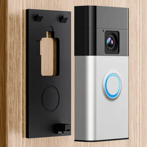 Adhesive Mount for Battery Doorbell Camera No Drilling Mounting Holder Bracket