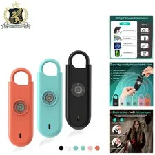Portable 140dB Personal Safety Alarm with Low Battery Alerts - Perfect for Women