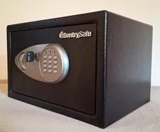 SentrySafe Steel Security Home Safe Model X055 Key & Digital 0.58 cu. ft.