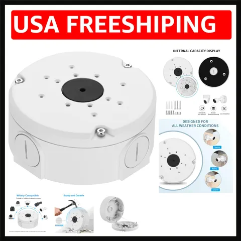 Junction Box Mount Compatible with Ubiquiti Camera Unifi Dome Turret White