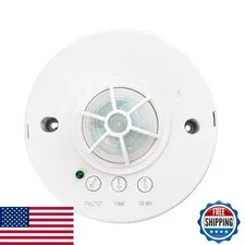 J.LUMI YCA1001 Ceiling Motion Sensor Light Switch White