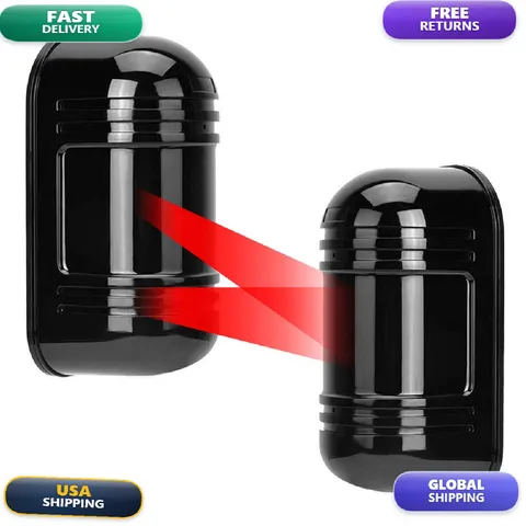 Dahszhi Dual Laser Detector Alarm Beam Sensor Indoor 300M Outdoor 60M Infrared