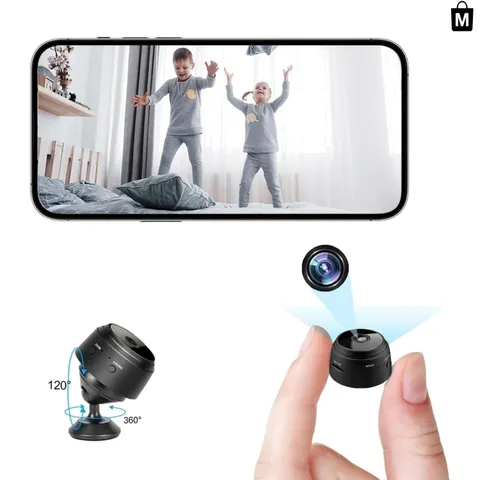 Home Security Camera - 1080P HD, WiFi & Bluetooth Connectivity, 24/7 Monitoring