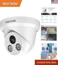 5MP PoE  Dome Camera with Night Vision & Human Detection -  Waterproof