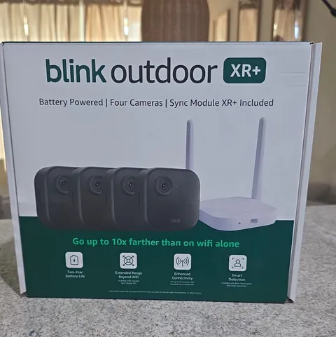 Blink Outdoor XR+ 4-Camera Wireless Wi-Fi Battery Outdoor System w/ Sync Module