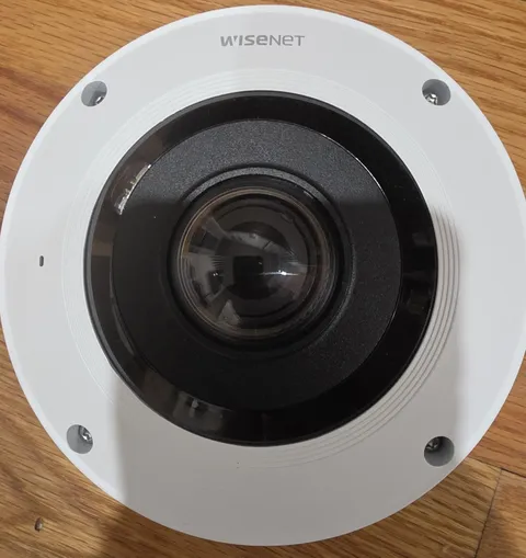 Wisenet XNF-9010RV IP Network Wired Dome Camera IR Night Vision White