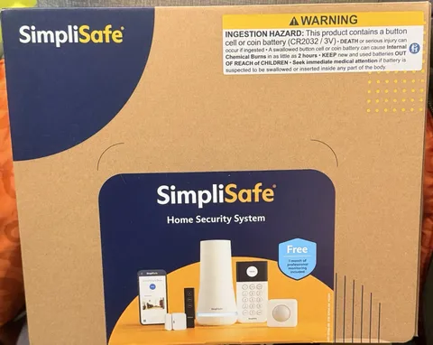 SimpliSafe - 7 Piece Home Security System STR-10917-00 White