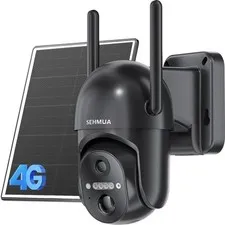 4G LTE Solar Security Camera Wireless Outdoor 2K Night Vision Motion Sensor Home