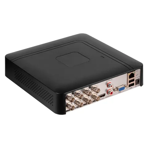 6-in-1 Hybrid DVR Recorder 8 Channel, HD Security System for Home & Business Use