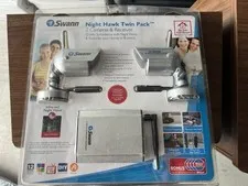 Swann Night Hawk Twin Pack Wireless CCTV System 2 Cameras/Receiver Night Vision