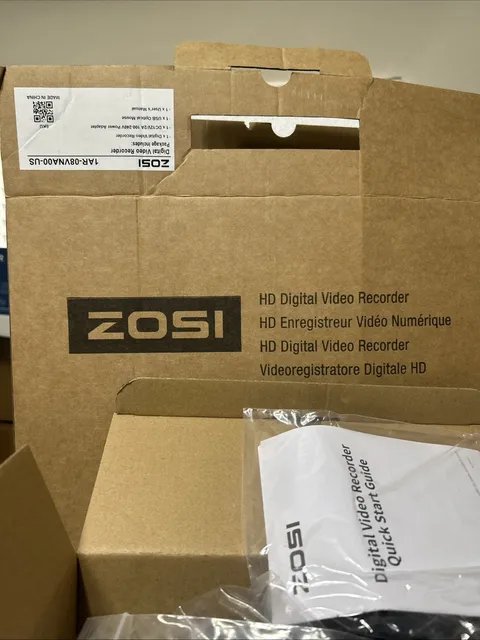 ZOSI ZR08zN H.264 Network DIGITAL VIDEO RECORDER New Open Box