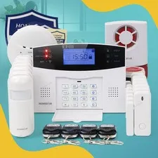 HOMSECUR Villa Burglar Intruder Alarm System With Sensors Detector Flash Siren