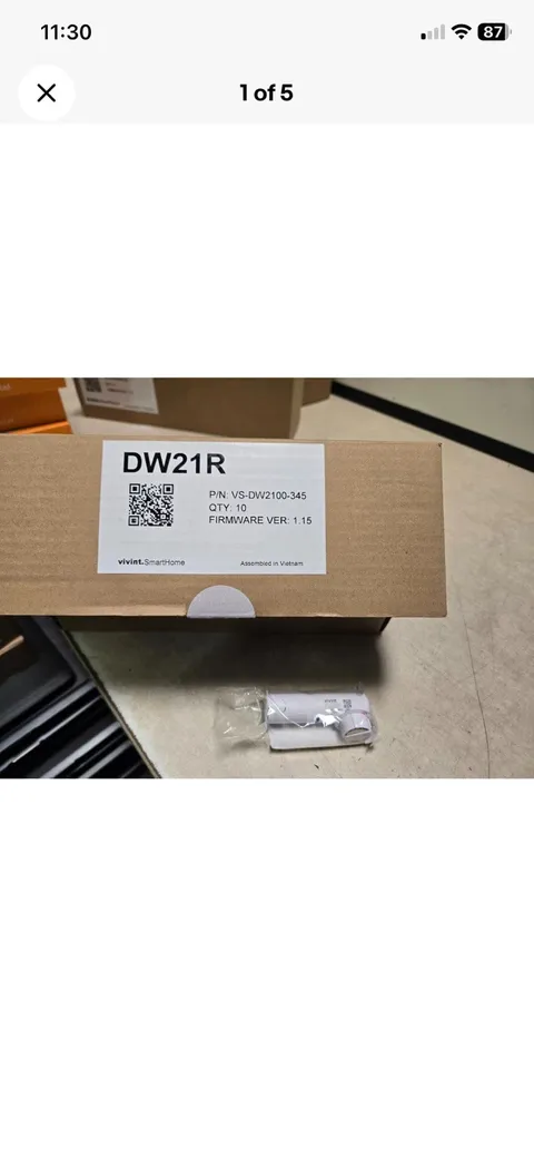 Vivint VS-DW2100-345 Qt: 10 Wireless Recessed Door Window Sensor Smart Home