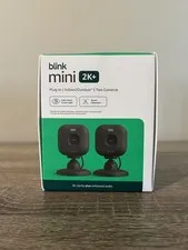Blink Mini 2K+ (newest model) 2 Cameras - Black