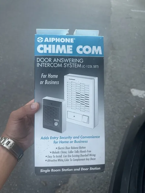 Aiphone Chime Com C-123L Audio Intercom Set Door/Room Stations Door Release