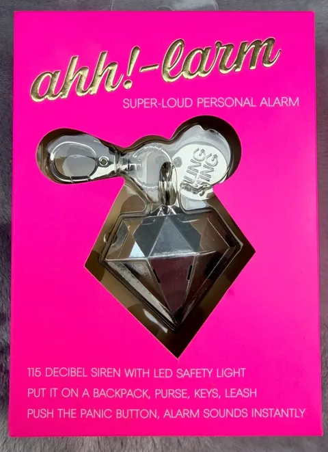 Ahh Alarm Super Loud Personal Alarm With Light 115 Decibels