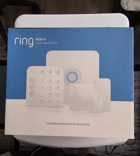 Ring Alarm Home Security Kit White 24/7 Monitoring Emergency Response Keypad