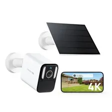 Anona Aurora 4K Solar Security Cameras Wireless Outdoor, Forever Power with S...