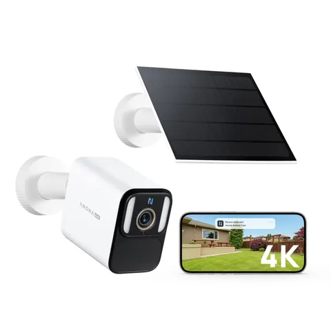 Anona Aurora 4K Solar Security Cameras Wireless Outdoor, Forever Power with S...
