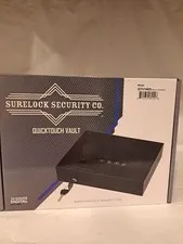 Surelock Security Safe Quicktouch Black Vault 16- Gauge Digital QTV100D 3418944