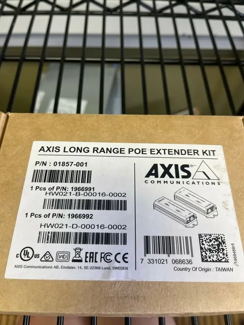 AXIS Long Range POE Extender Kit (01857-001) | Open Box | Never Used