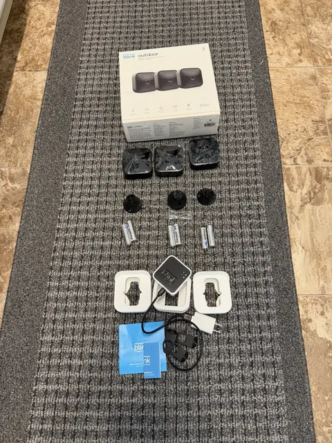 Blink 3rd Gen Outdoor Camera Pack With Sync Module 2 And Batteries, Mounts