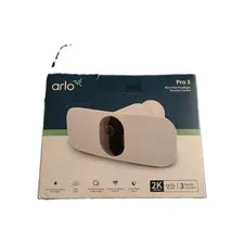 Arlo Pro 3 Floodlight Camera 2K HDR Wifi Wide View Noise Cancelling 2 Way Audio