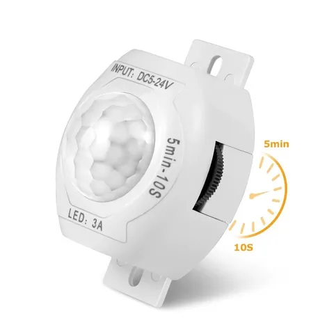 DC 5V 12V 24V PIR Motion Sensor Switch IR Detector for LED Strip
