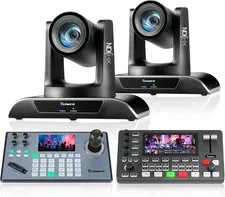 PTZ Camera Bundle/Kits - 20X NDI AI Auto-Tracking PTZ Camera(2Pcs) with Hdmi/Usb