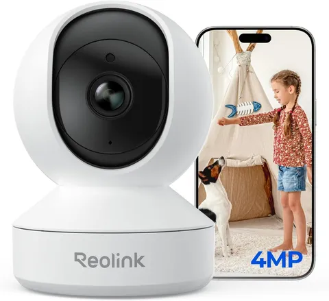 REOLINK 4MP 2K Indoor Camera E1, Plug-In Wireless Wifi 6 Security Camera, 360 De