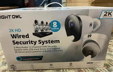 New factory-sealed Night Owl 2K HD Wired Security System Model: FTD4-82-4B4DML