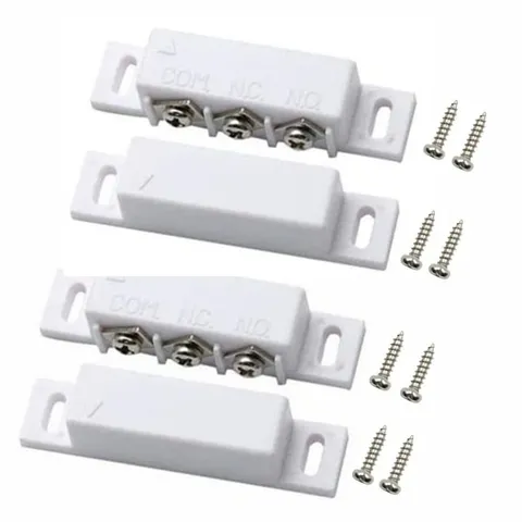 2Pack MC-31B Magnetic Reed Switch Wired Surface Mount Normally Open Closed NC...