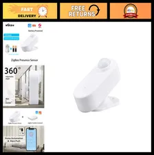 Wireless Motion Sensor - Smart Zigbee 24GHz Radar Presence Detector, Body Moveme