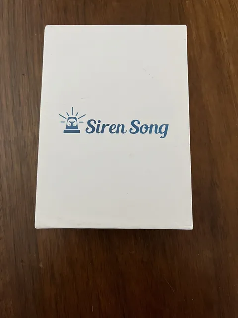 SIREN SONG Keychain Alarm Personal Security White NEW IN BOX batteries included