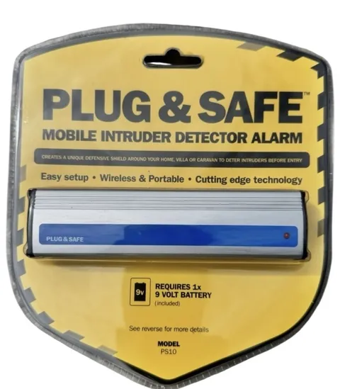Security Intruder Alarm - Portable, Van, RV, Hotel, Dorm Room - New