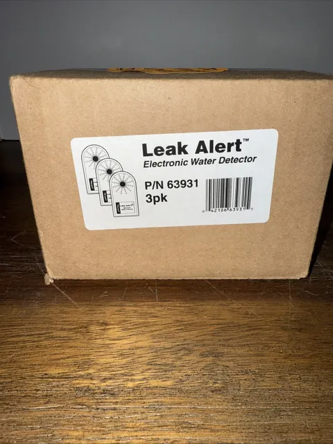 Zircon 63931 Leak Alert Electronic Water Detector Batteries Included, 3-Pack
