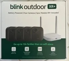 Blink Outdoor XR+ Extended Range Battery-Powered Outdoor 4 Camera with 10times..