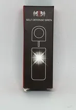 SELF DEFENSE SIREN Personal & Portable Keychain Security Alarm 