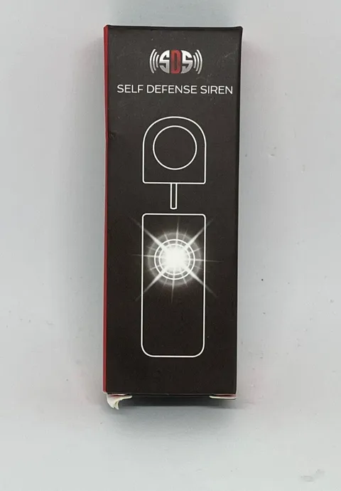 SELF DEFENSE SIREN Personal & Portable Keychain Security Alarm 