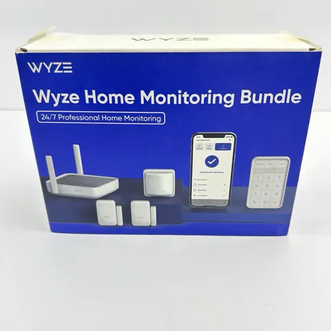 Wyze Home Monitoring Bundle Hub Keypad Motion 2 Entry Sensors System Kit