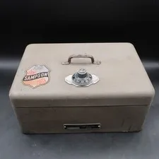 VINTAGE Protectall Yale Combination Sampson Fire Resistant Safe Strongbox - RARE