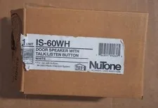 NuTone IS-60WH Door Speaker with Talk/Listen Button