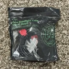 Black Wyze Floodlight Cam Plug-in Mount v1/v2/Pro with 20ft Outdoor Cable A1