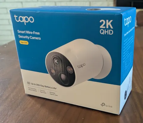 TP-Link Tapo C425 Smart Wire-Free 2K QHD Security Camera