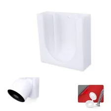 Wall Mount for Google Nest Battery Holder - Adhesive & Screw-in, No Hassle In...