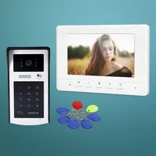 7inch Video Security Door Phone with Mute Mode for Home Security for House/ Flat