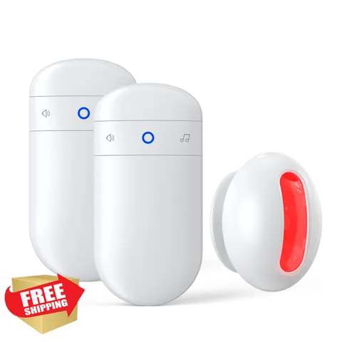 SECRUI Motion Sensor Doorbell 2 Receivers 1 Sensor